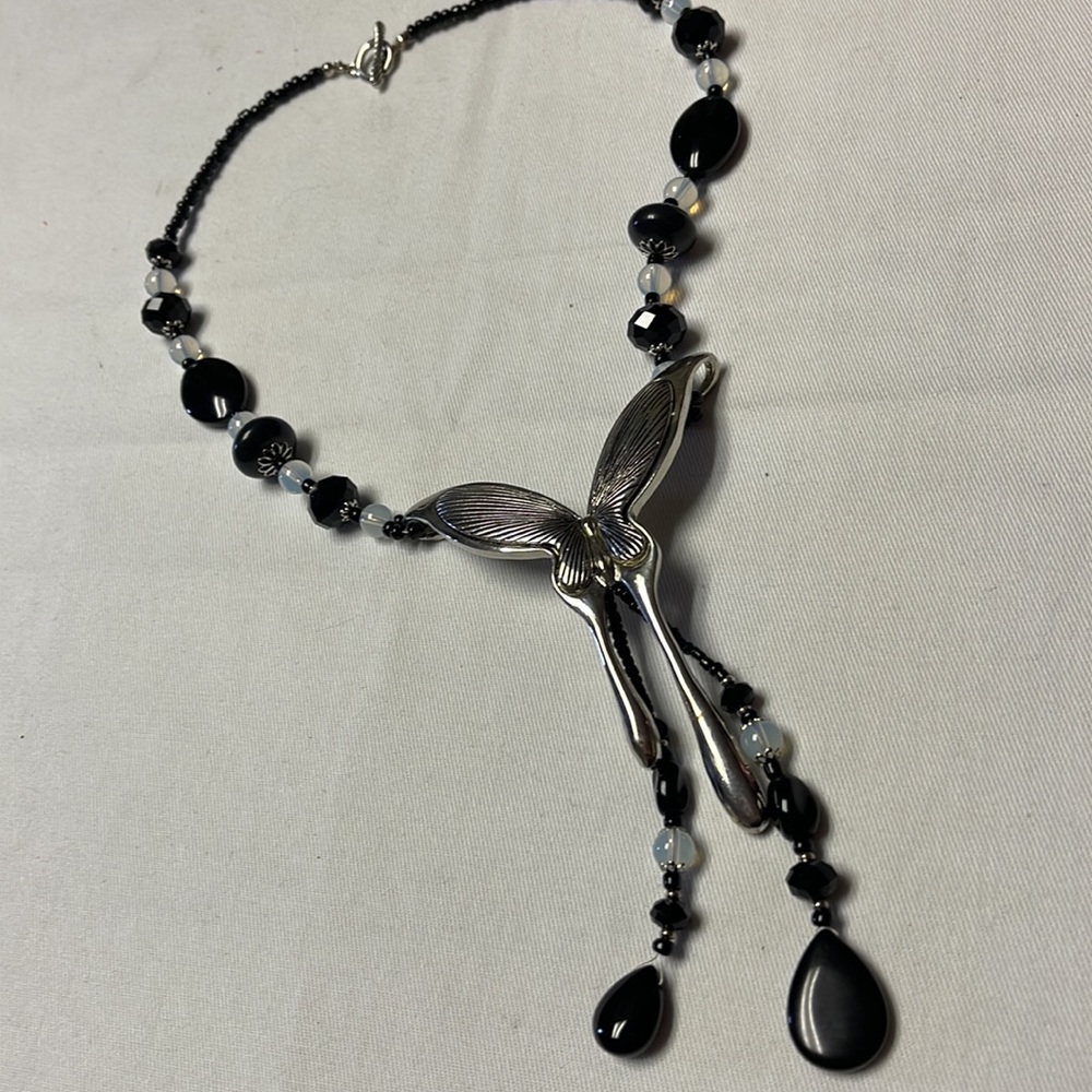 Boutique vintage y2k whimsical Butterfly necklace
